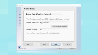 Epson XP8500 Wireless Setup Using the Control Panel [upl. by Alios]