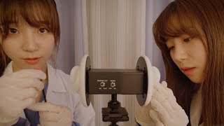 Doctor amp Nurse Lattes Ear Cleaning👂 ASMR [upl. by Ahsyekat834]