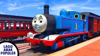 LAGU ANAK NAIK KERETA API TUT TUT TUT  KERETA API THOMAS AND FRIENDS ASLI [upl. by Oinotnaocram]