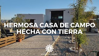 Familia Construye Su Casa De Campo HECHA DE TIERRA [upl. by Nahtonoj]