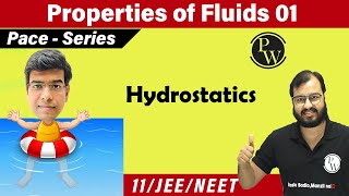 Properties of Fluids  Hydrostatics barometer gauge paradox pascal law  Class 11 JEE  NEET [upl. by Satsok372]