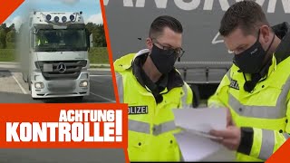 Sind diese Transporter sicher unterwegs LKWKontrolle A7  12  Kabel Eins  Achtung Kontrolle [upl. by Heda]