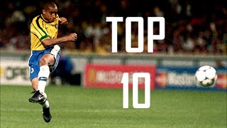 Roberto Carlos ● Top 10 Free Kicks [upl. by Lasko]