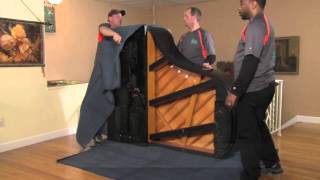 How to Move a Grand Piano in Less than 3 minutes [upl. by Lekym]