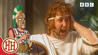 Historical Wife Swap Groovy Greeks  Horrible Histories [upl. by Enaed]