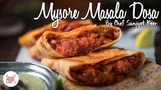 Mysore Masala Dosa Recipe  Chef Sanjyot Keer [upl. by Yliak564]