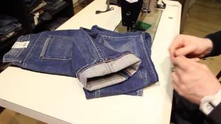 Uitleg Jeans Origineel inkorten met flap [upl. by Ennovihc830]