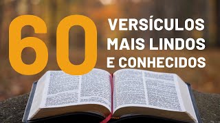 60 VERSÍCULOS MAIS LINDOS E CONHECIDOS DA BÍBLIA [upl. by Annekahs373]