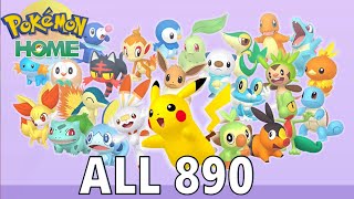 ALL 890 Pokemon Forms and Cries the National Pokedex [upl. by Osterhus]