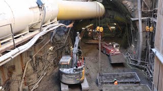 Sneak peek at the Eglinton Crosstown LRT in Toronto [upl. by Zaccaria4]