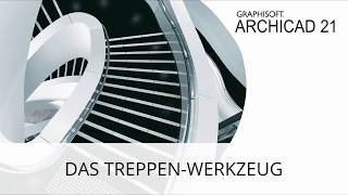 ARCHICAD 21  Das TreppenWerkzeug [upl. by Greff322]