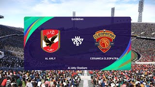 Al Ahly SC vs Ceramica Cleopatra 2952023 Egyptian Premier League PES 2021 [upl. by Affra]