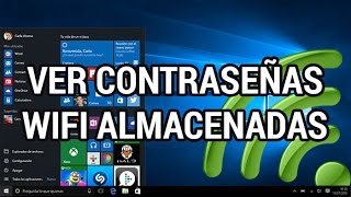 Ver las contraseñas WiFi almacenadas en Windows 10 wwwinformaticovitoriacom [upl. by Terrej]