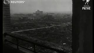 Atomic bomb destruction in Japan 1945 [upl. by Bobine]