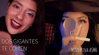 ASMR DOS GIGANTES TE COMEN CON Mindarina SPANGLISH [upl. by Romeyn]