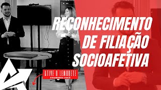 DIREITO DE FAMÍLIA Reconhecimento de filiação socioafetiva [upl. by Novahs740]