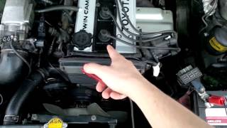 Toyota 4AGE Engine How to set Ignition Timing AE86 [upl. by Nowtna]