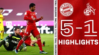 Serge Gnabry comes back with 2 goals Highlights FC Bayern vs 1 FC Cologne 51 [upl. by Nileve]