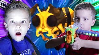 Nerf Battle Flying Bug Attack Rewind Twin Toys [upl. by Sidnala]