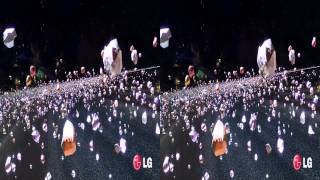 LG 3D Demo  Cinema 3D World I [upl. by Airdnas]