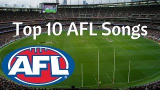 Top 10 AFL Theme Songs [upl. by Jemy]