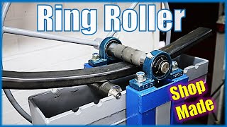 Making a Metal Roller Bender Ring Rolling Machine [upl. by Arella]