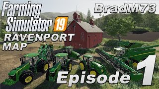 Farming Simulator 19 Lets Play  USA Map  Episode 1  How to get started [upl. by Akcimehs]