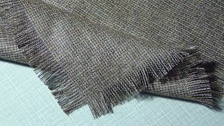 How to Fray Fabric Edges [upl. by Eenad]