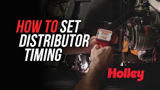 How To Set Timing Ignition Timing With A Distributor [upl. by Bil]