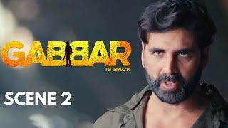 Gabbar Is Back  Scene 2  Corrupt District Collector Kidnapped By Gabbar   Akshay Kumar [upl. by Nahtannoj153]