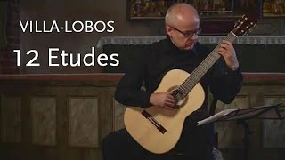 12 Etudes • VillaLobos • Andrzej Wilkus [upl. by Lundell]