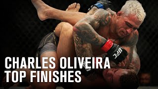 Top Finishes Charles Oliveira [upl. by Carolle]