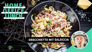 Italienischer Lunch Orecchiette mit Salsiccia und Fenchel [upl. by Garrik]