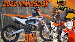 2024 KTM 250SX  FIRST RIDE 💨 [upl. by Ecirtel355]