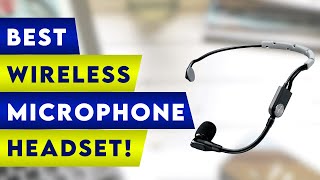 5 Best Wireless Headset Microphone System [upl. by Bibbie]