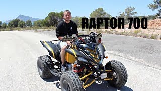 Yamaha Raptor 700  ARTYUR Test drive [upl. by Ettesus530]