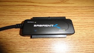 Review Sabrent USB 30 To SATAIDE Hard Drive Adapter [upl. by Stutzman]