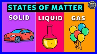 States of Matter  Solid Liquid and Gas  Chemistry [upl. by Yenitsed]