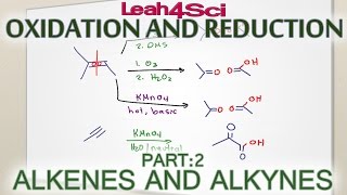 Alkenes amp Alkynes Oxidation Reduction and Oxidative Cleavage [upl. by Hescock]