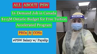 All About PSW  InDemand Job in Canada 🇨🇦  PROS amp CONS  WITH SALARY [upl. by Pritchard]