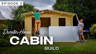 How to Construct a New Dunster House Log Cabin Tiny Home [upl. by Norma257]