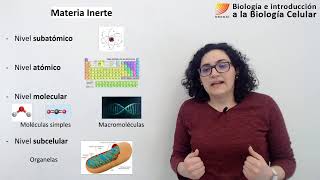 3 Biología celular Organización de la materia [upl. by Pry]