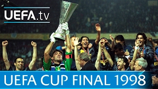 1998 UEFA Cup final highlights  InterLazio [upl. by Yanffit99]