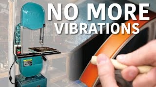 How To Reduce Bandsaw Vibration  BONUS Adjusting for Blade Drift [upl. by Ttnerb]