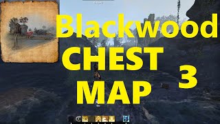 ESO Blackwood Treasure Map 3 Location  Guide Series Elder Scrolls Online [upl. by Tergram]