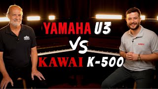 Kawai K500 vs Yamaha U3  Studio Piano Showdown [upl. by Faxun]