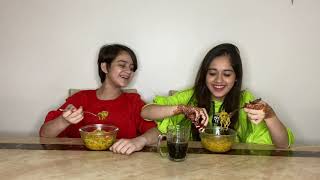 Spicy Noodles Challenge  Jannat Zubair Rahmani  Ayaan Zubair Rahmani [upl. by Alfie]