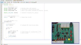 Baseline PIC C programming lesson 1  Flash an LED [upl. by Baal]