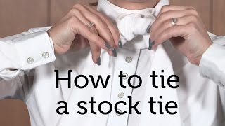 How to tie a stock tie [upl. by Benita]