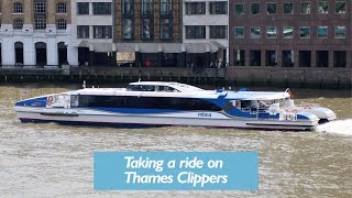 A Trip On Thames Clippers [upl. by Maclaine567]